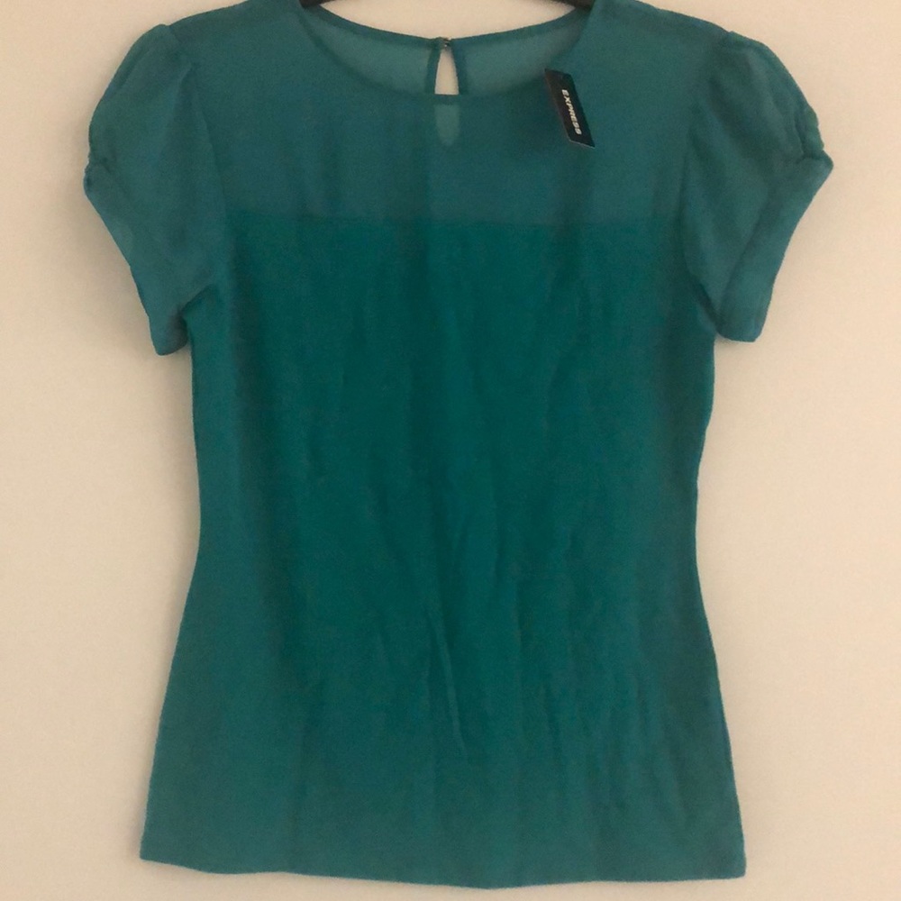 Express Green shirt